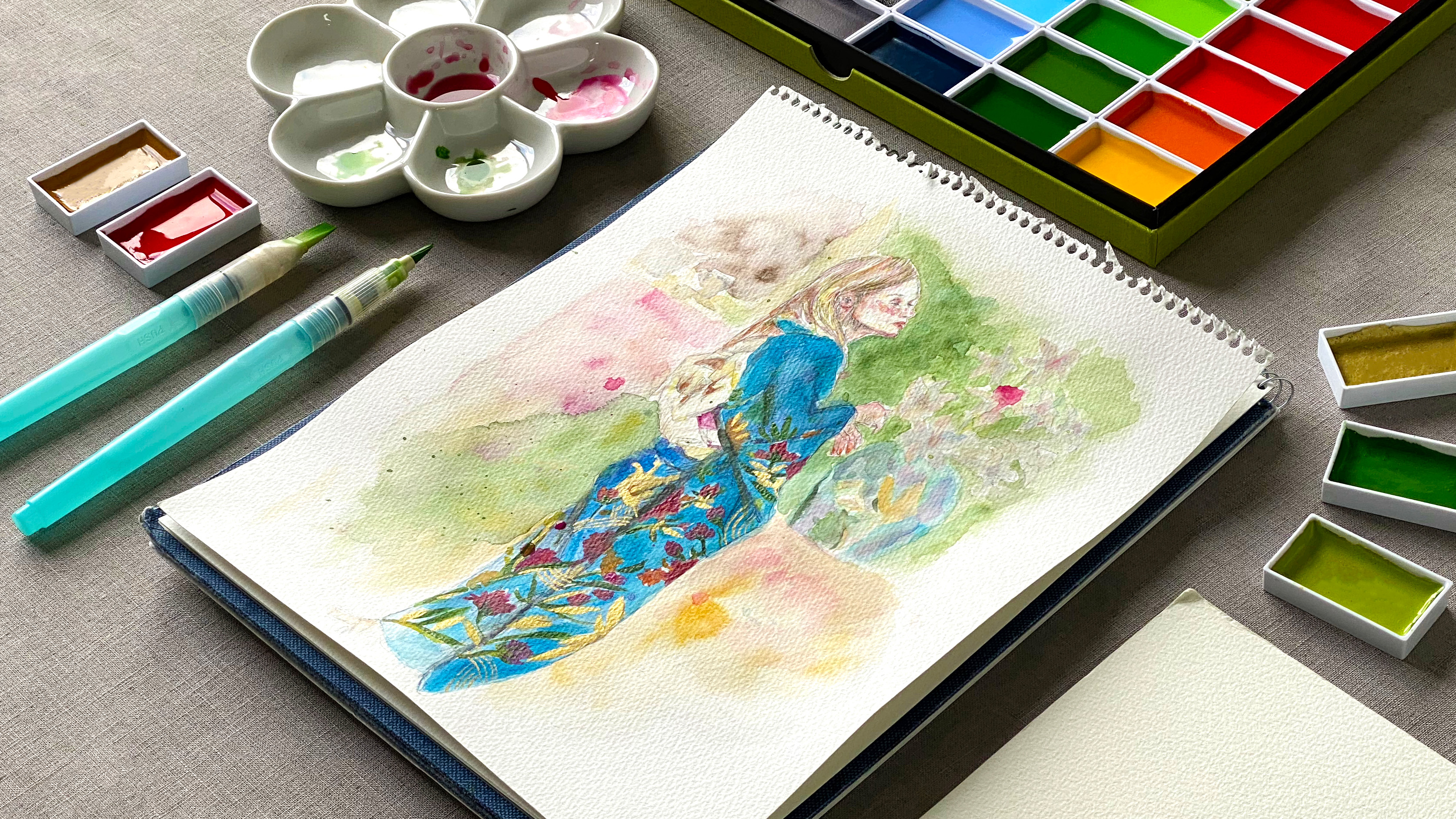 Kuretake Gansai Tambi Watercolors - John Neal Books